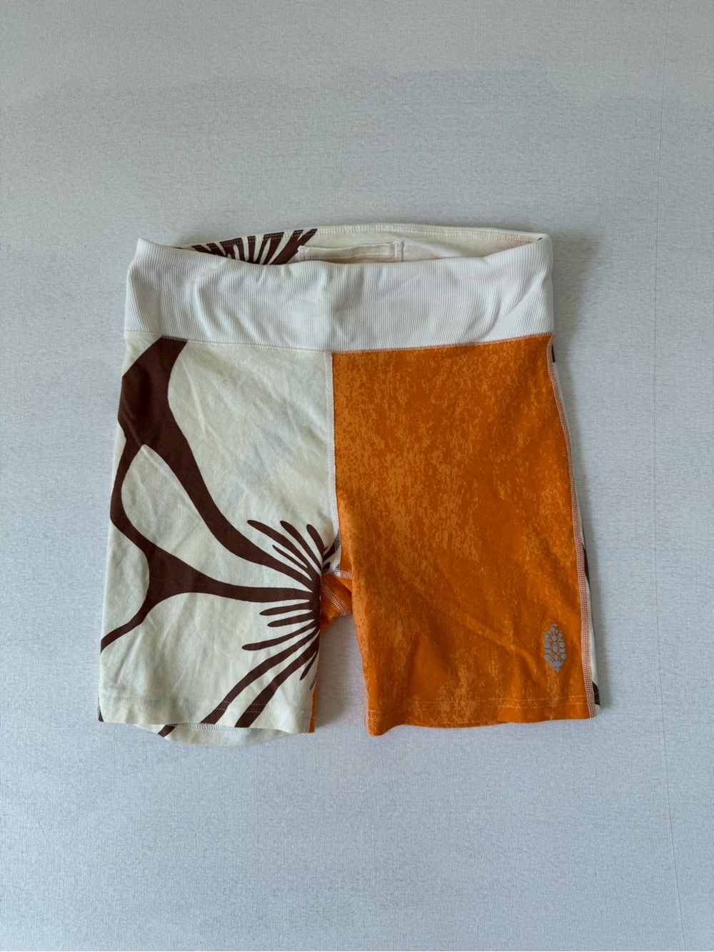 Free People Tropical Biker Shorts S